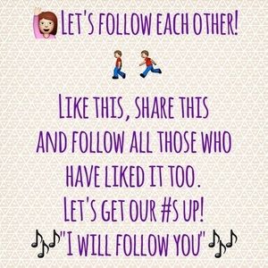 Follow me please ❤️
